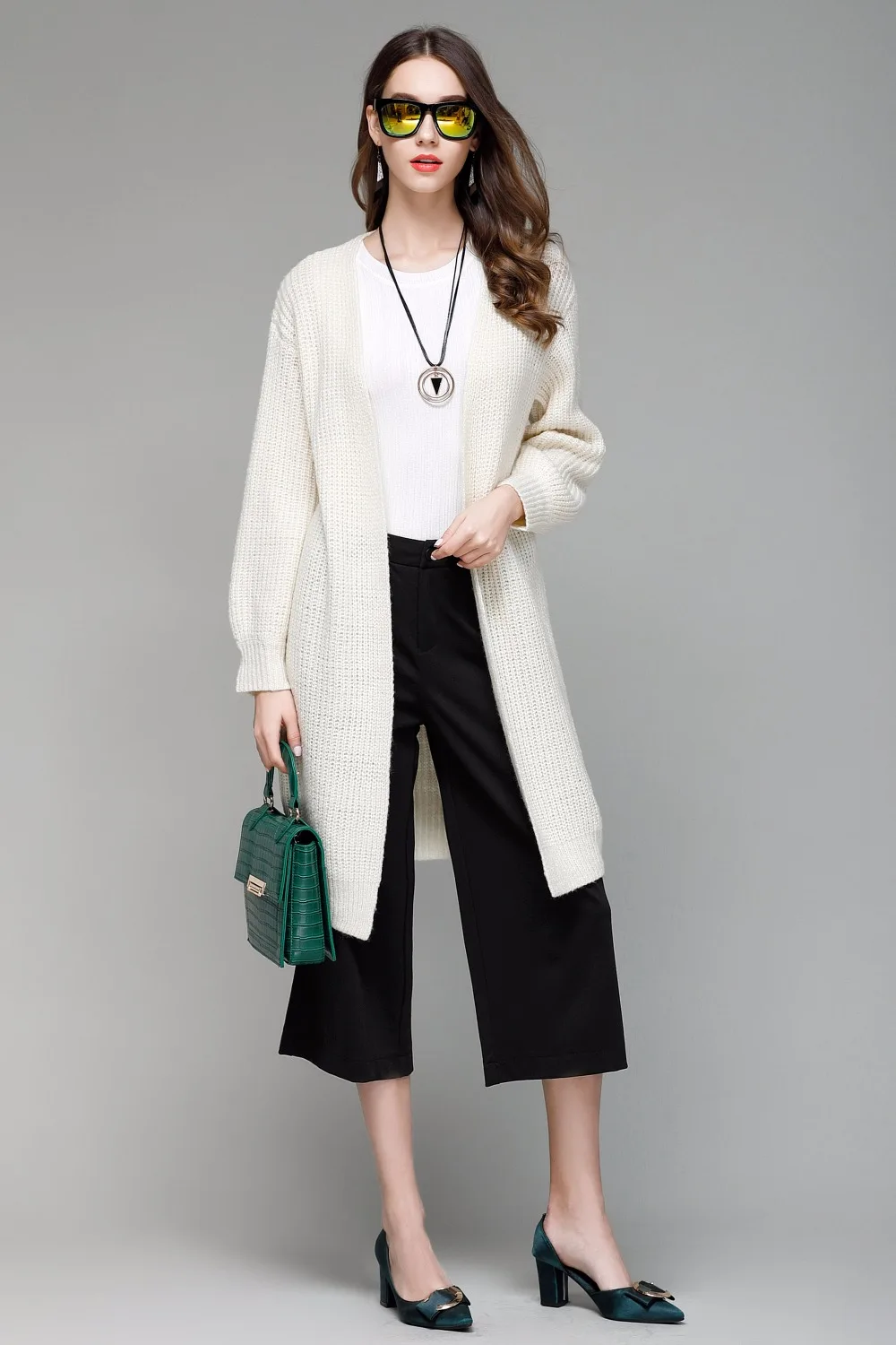 2019 Korean Fashion Autumn Winter Women Sweaters Long Knitted Cardigans Solid Patchwork Sweter Mujer Manga Larga Trui Dames |