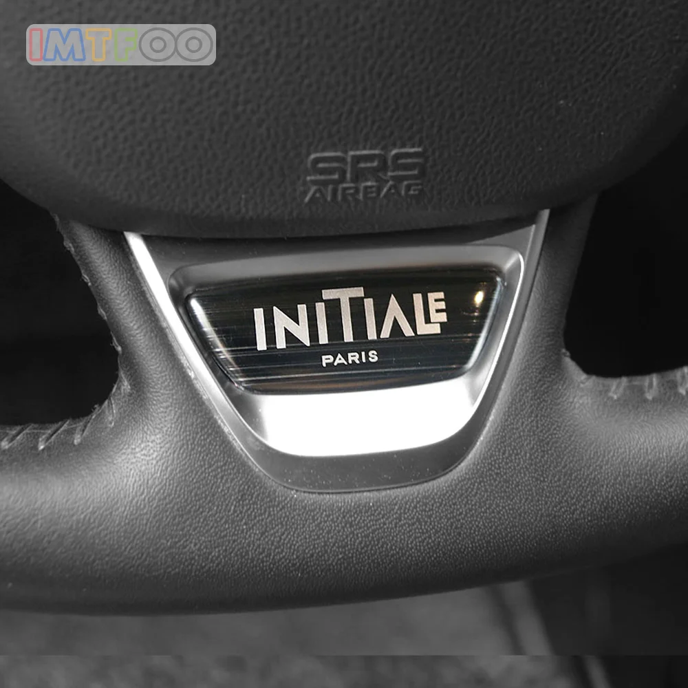 IMTFOO наклейка на руль из нержавеющей стали для RENAULT KADJAR KOLEOS 2016 2017 аксессуары