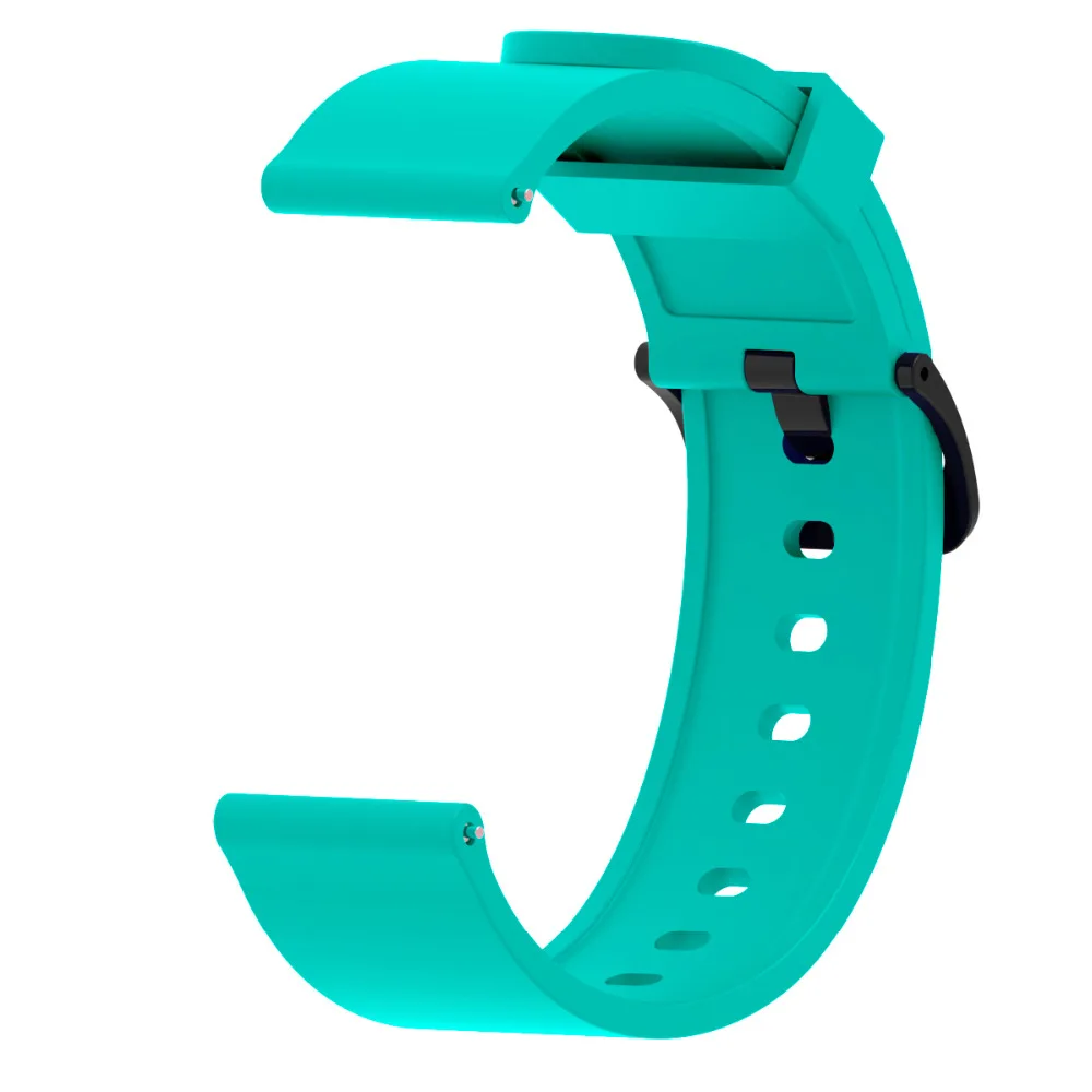Силиконовый ремешок 20 мм для xiaomi amazfit bip lite спортивный браслет Samsung Galaxy watch active 42 Gear
