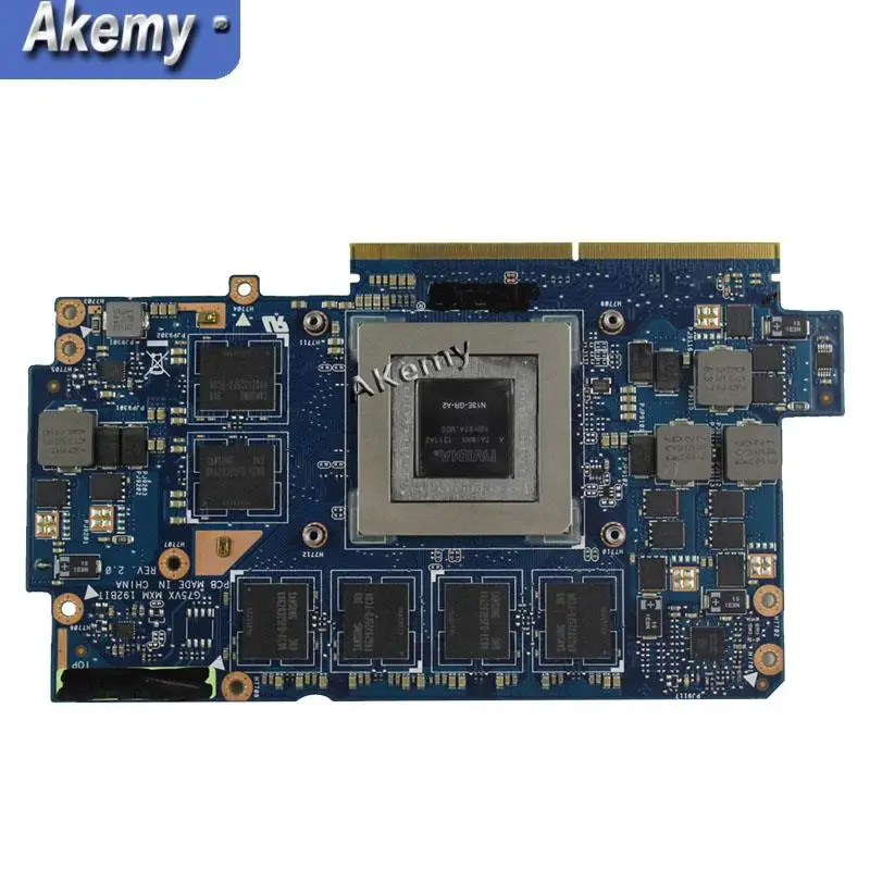 Akemy видеокарта для ASUS G75V G75VX 3 ГБ GTX670M самая высокая конфигурация N13E-GR-A2 графическая карта протестированная