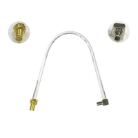 1pc rp sma female nut to ts9 male right angle pigtail cable adapter plug 153050100cm low loss high quality wireless router