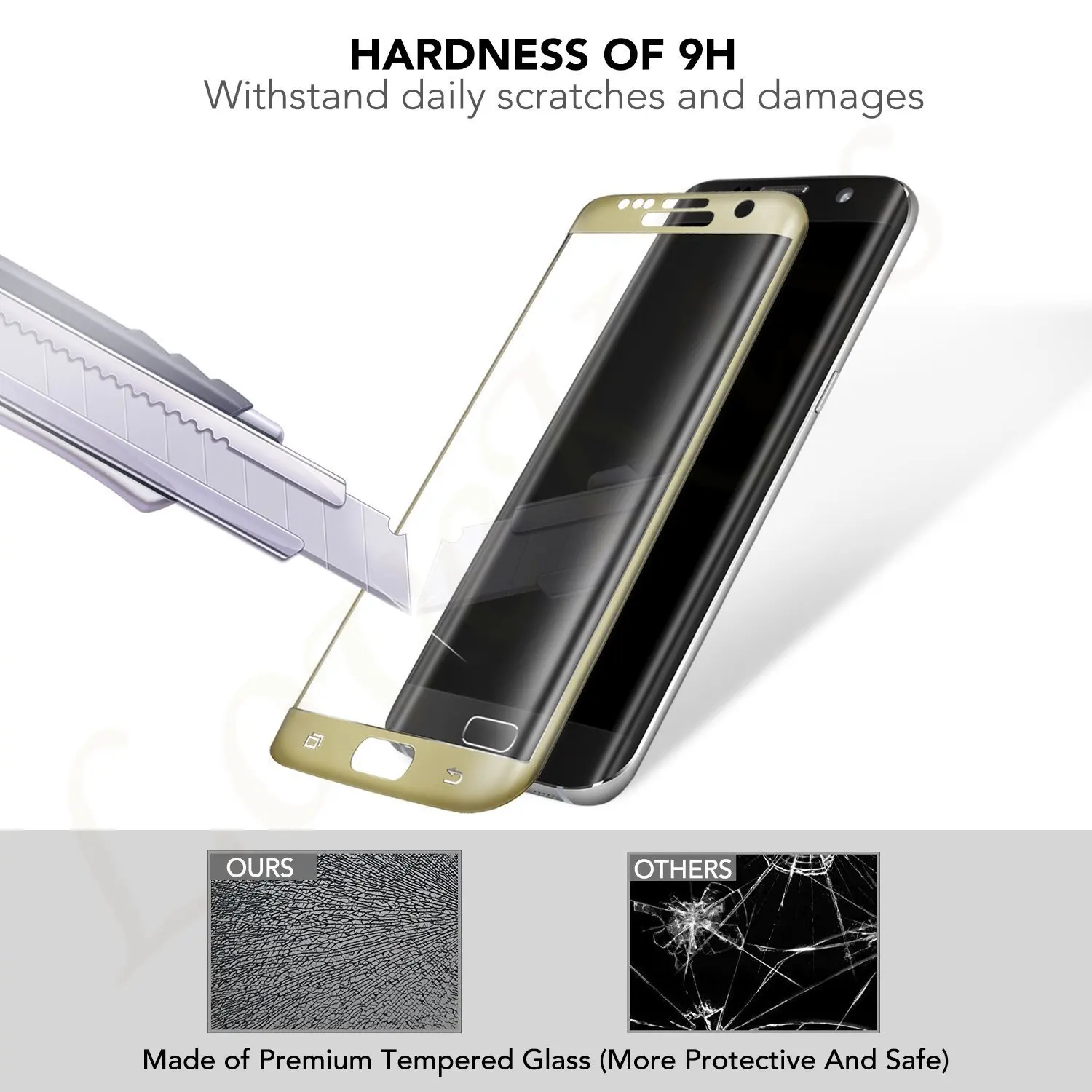 S6 S7 Edge S9 3D полное покрытие закаленное стекло пленка для Samsung Galaxy S8 Plus G950F G955F экран