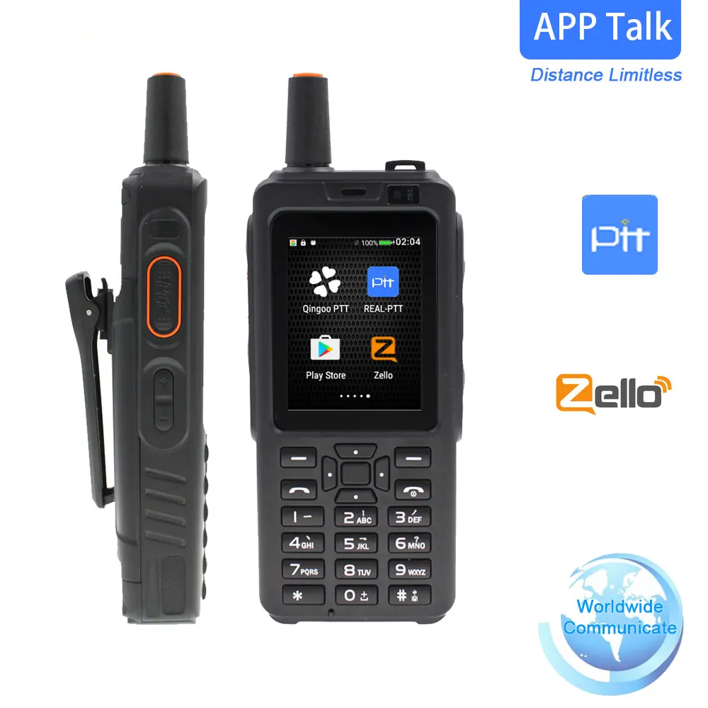UNIWA F40 телефон радио 4G LTE POC Telefono 7S Walkie Talkie Android 6 0 Zello GPS Радио Мобильный терминал две