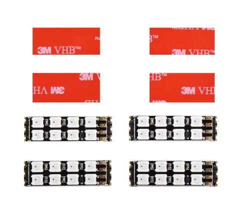 4 шт. WS2812 WS 2812 светодиодный Электрический светильник плата для ESC dualcopter F4 PRO V3 F405-CTR