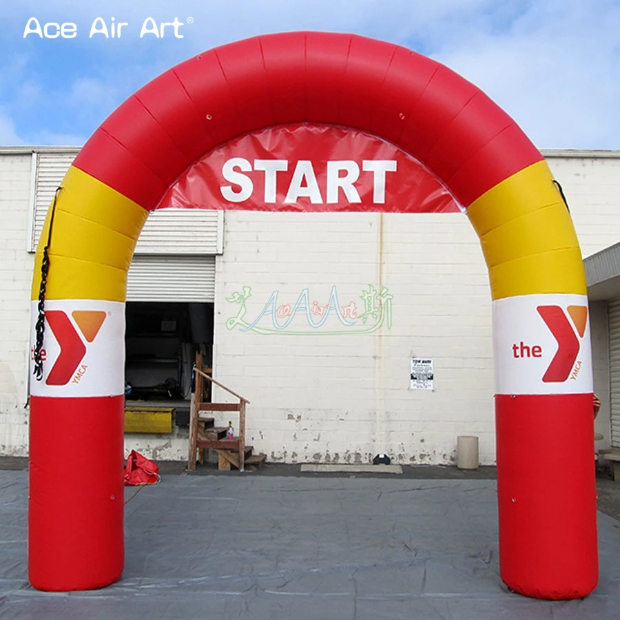 

High quality 3x3m inflatable advertising curved arch,start finish line,welcome gantry wedding party archway for sale