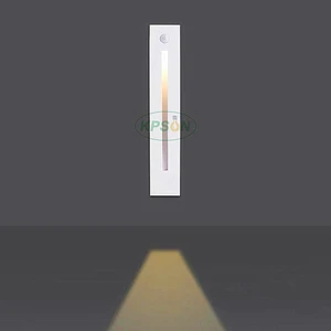 Светильник для лестницы с датчиком движения, настенный комнатный и уличный встраиваемый светсветильник льник для коридора, лестницы, лампа для стен, 3 Вт