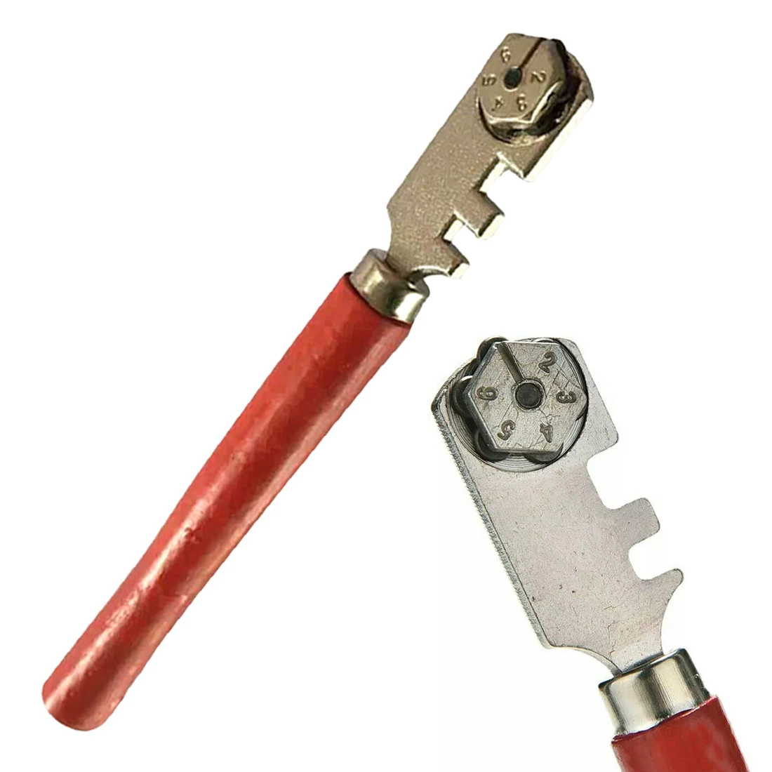 

130mm Portable Professional Diamond Tipped Glass Tile Cutter Window Craft For Hand Tool
