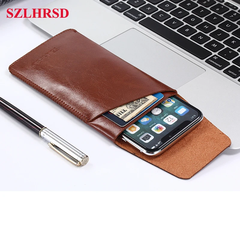 for Blackview BV9700 Pro super slim sleeve cover BV9600 Plus Leather case For BV5500 Core Phone bag | Мобильные телефоны и