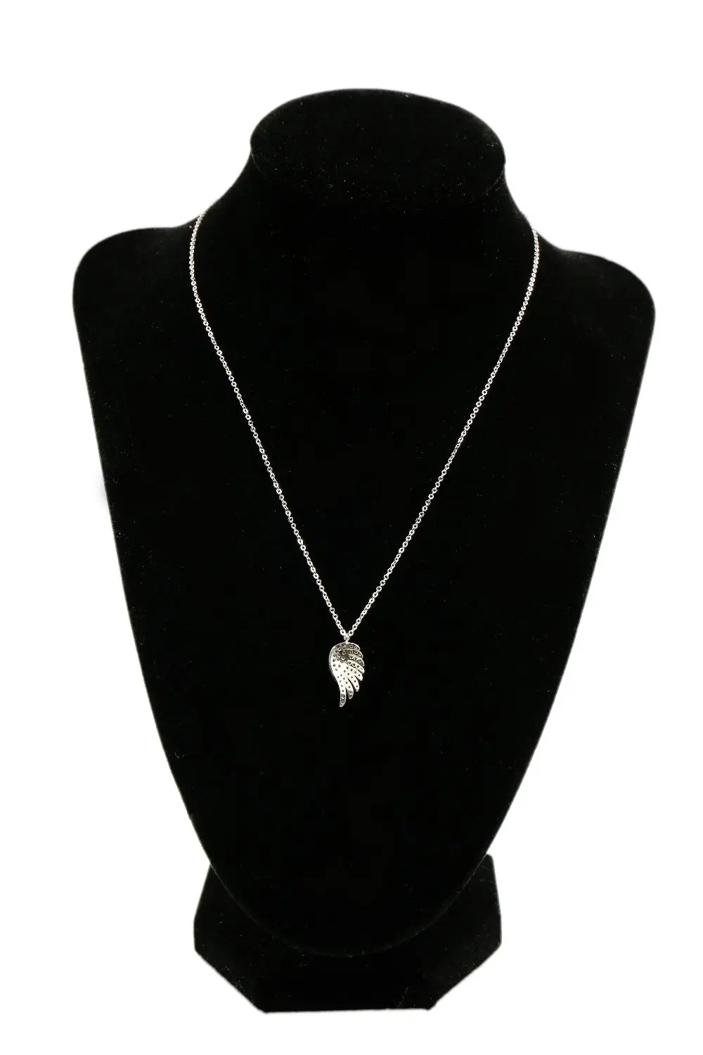 Women Choker Necklaces Gothic Feather Angel Wing Pendants Necklace Silver Tone Kettingen Kolye Jewelry | Украшения и аксессуары