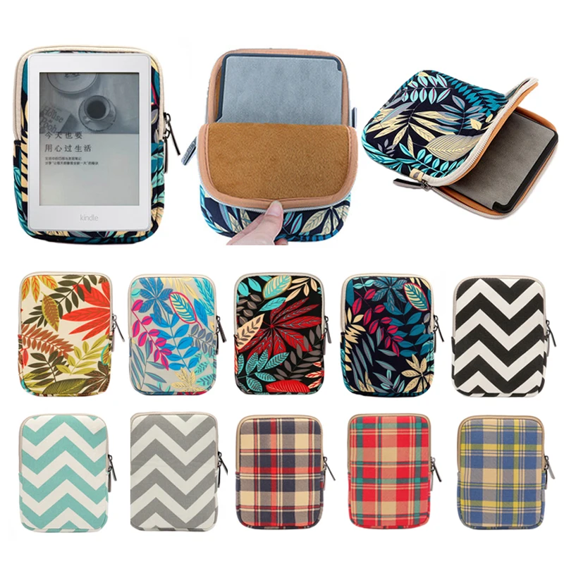 Новая Холщовая Сумка для планшета Amazon Kindle Paperwhite 1 2 3 4 чехол Voyage 8th 6 дюймов Pocketbook Обложка для электронной книги