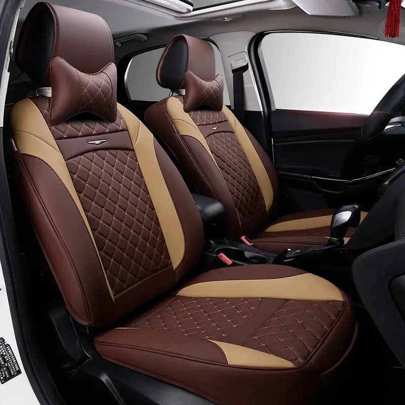 

6D Sport Car Seat Cover General Cushion,Senior Leather,Car Styling For Porsche Cayenne SUV Cayman Macan