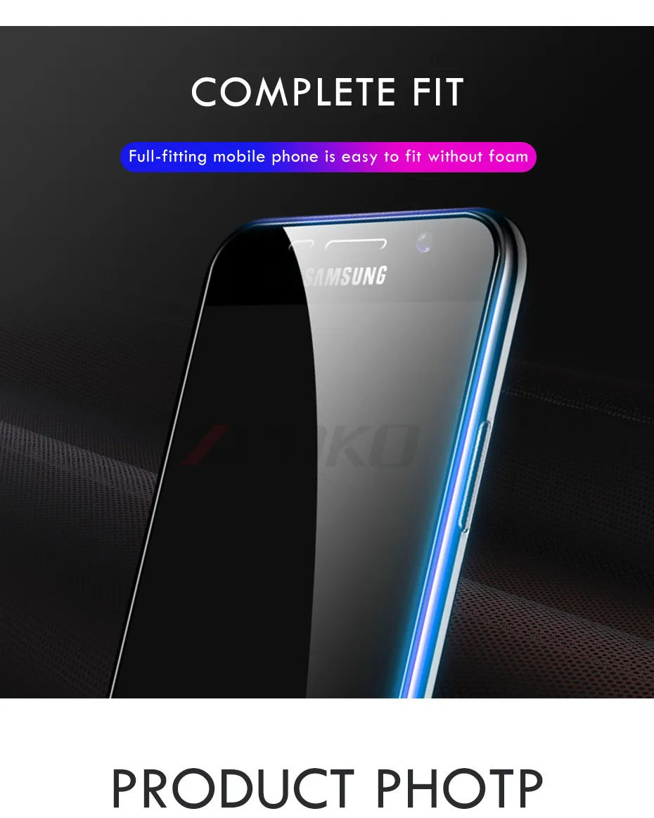 3 шт HD закаленное стекло для samsung Galaxy A3 A5 A7 J3 J5 J7 защита на весь экран для samsung A5 A3 A7 9H стеклянная пленка