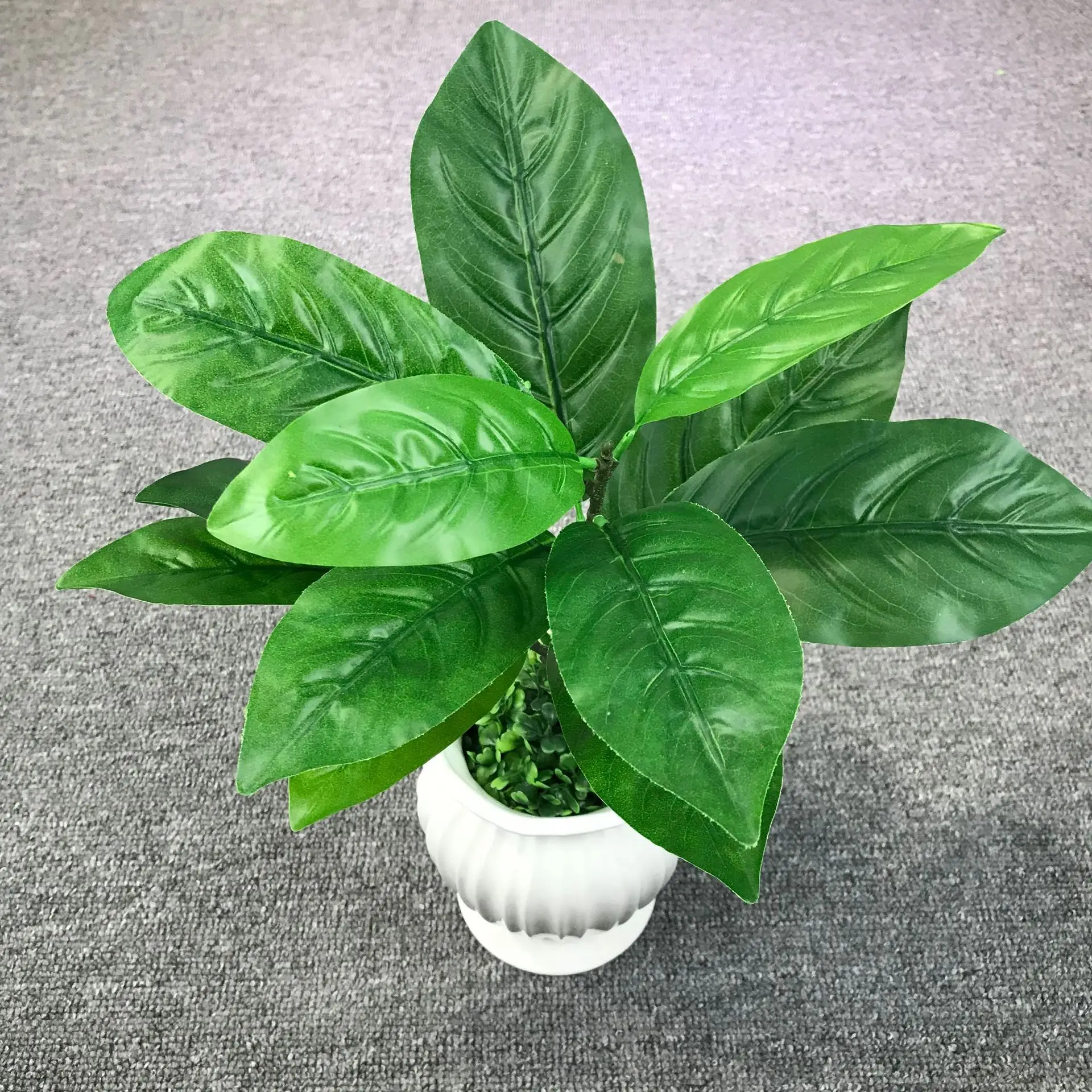 Короткое дерево одного цвета зеленый павлин бамбуковый плот искусственное