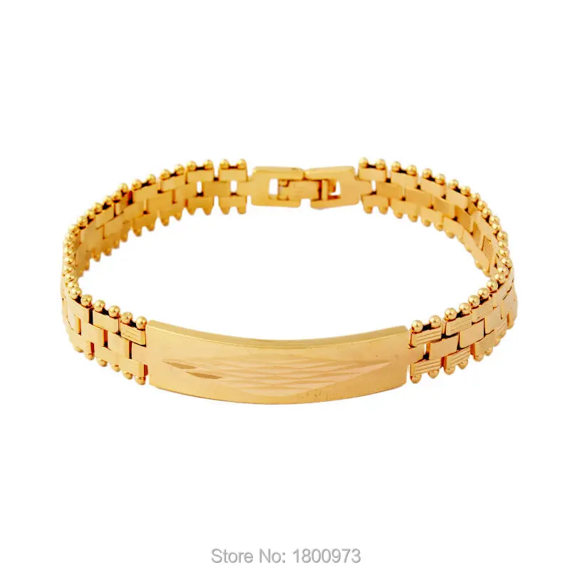 Wide10mm Позолоченные звенья цепи браслеты модные ювелирные изделия мужские женские