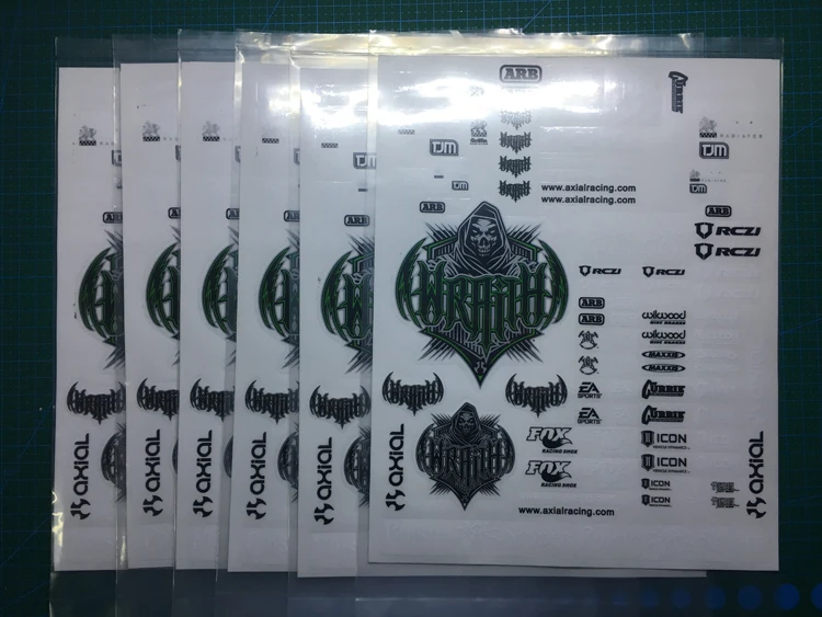 1/10 RC Crawler Decal для Axial wraith RR10 SCX10 TF2 Wrangler|Детали и аксессуары| |