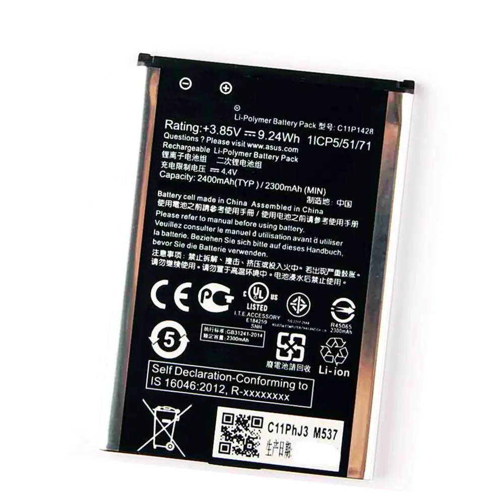 C11P1428 2400 мАч для Asus Zenfone 2 Zenfone2 Laser ZE500KL ZE500KG 5 &quotZ00ED мобильный телефон аккумулятор