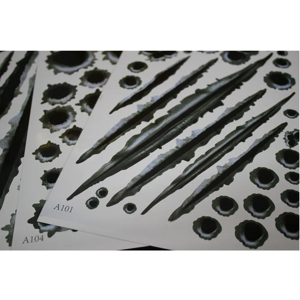 Автомобильная фотонаклейка 2017 стильная наклейка имитация трещин и царапин