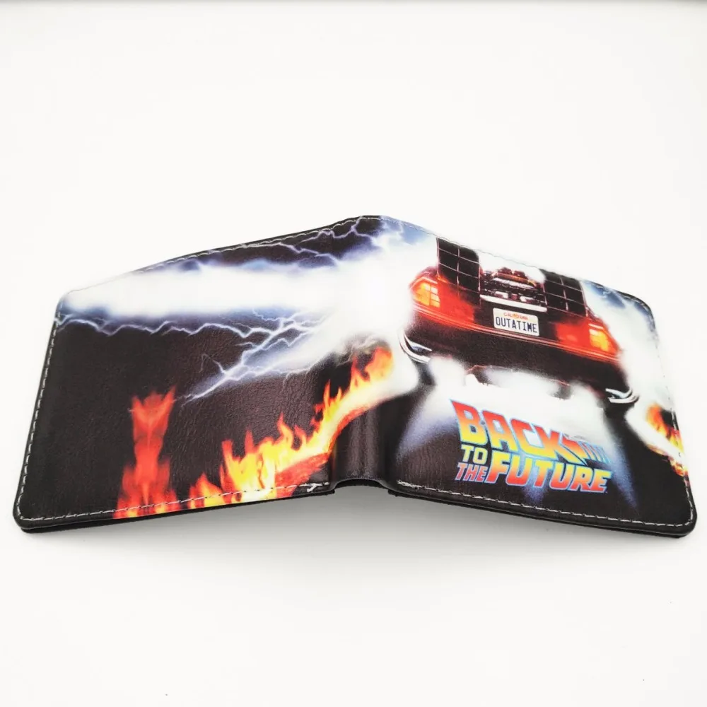 Короткий кошелек с изображением фильма Назад в будущее W278|short wallet|wallet walletwallet short |