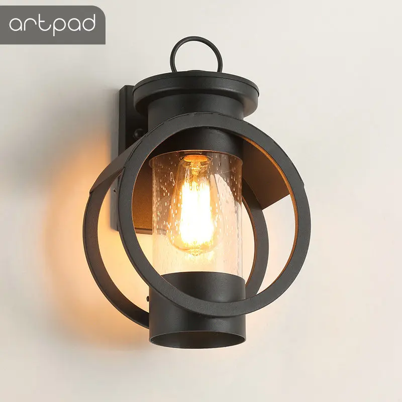 Водонепроницаемая Для дома и улицы фонари на садовую ограду E27 держатель без