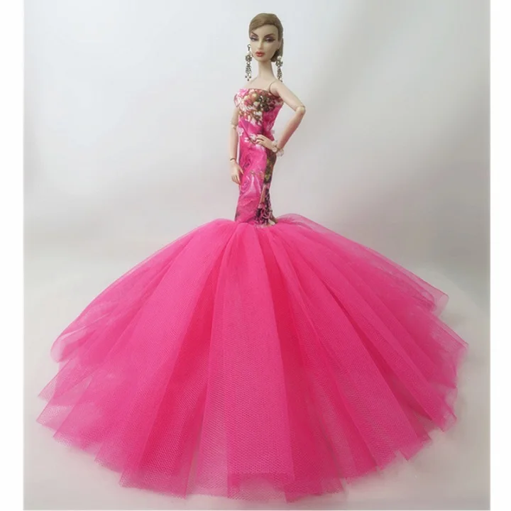 only doll clothes H Балетное платье для куклы Барби 1/6 свадебные аксессуары для куклы Пышная юбка вечерние платья принцессы - Цвет: only doll clothes H
