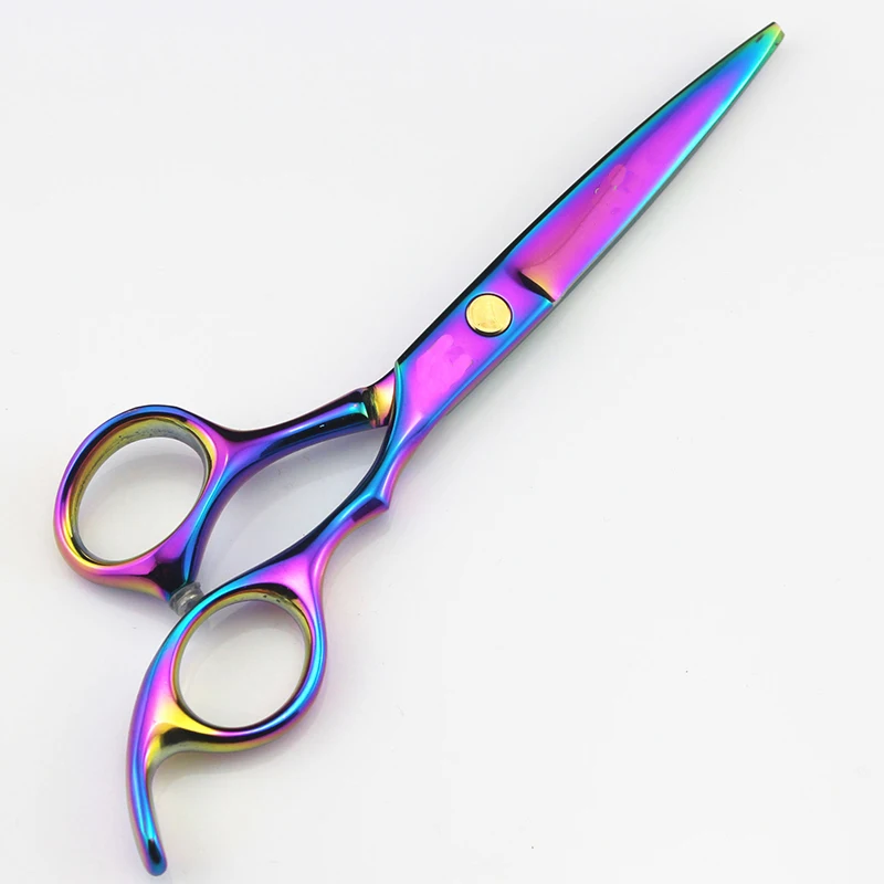 

6inch Professional Shears Dog Pet Grooming Scissor 440C Animal Hair Cut Scissor Supplier Instruments Colorful Straight Scissor