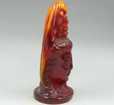 Изысканная старая ручная работа искусственная Янтарная смола Реалистичная