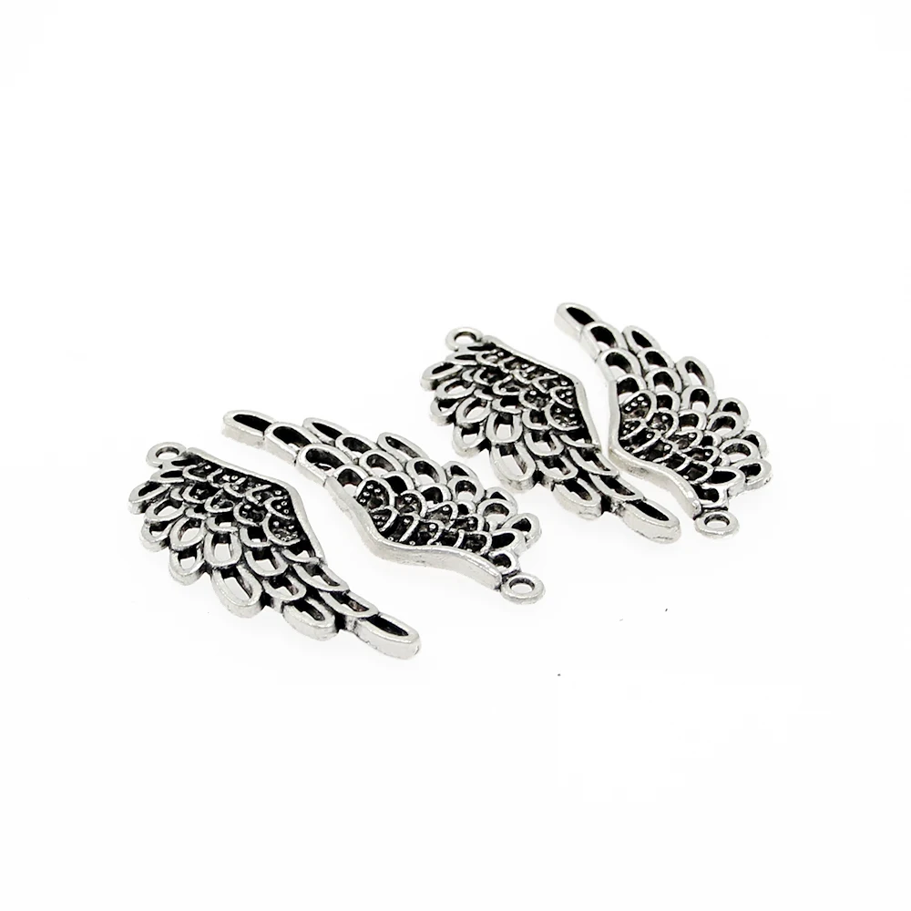 12Pcs/Lot Vintage Metal Zinc Alloy Classic Angel Wish Charms DIY Jewelry Handmade Wings for Making | Украшения и аксессуары