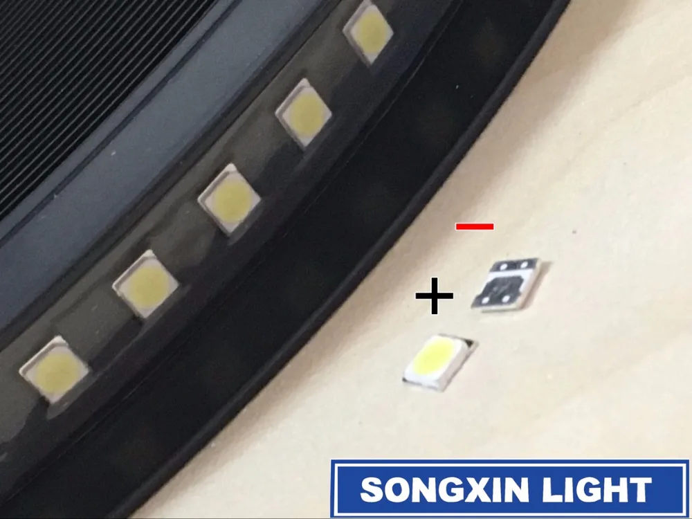 200 шт./лот для LG SMD СВЕТОДИОДНЫЙ 3535 6V холодный белый 2W ТВ/lcd подсветка ТВ
