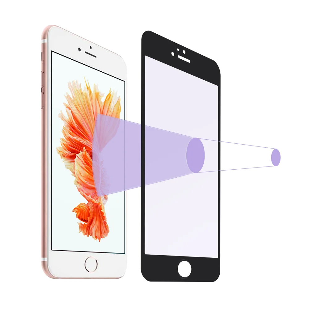 Dulcii Стекло на для iphone 6 0 3 мм Anti UV закаленное Экран крышка пленка 6s 4 7 края