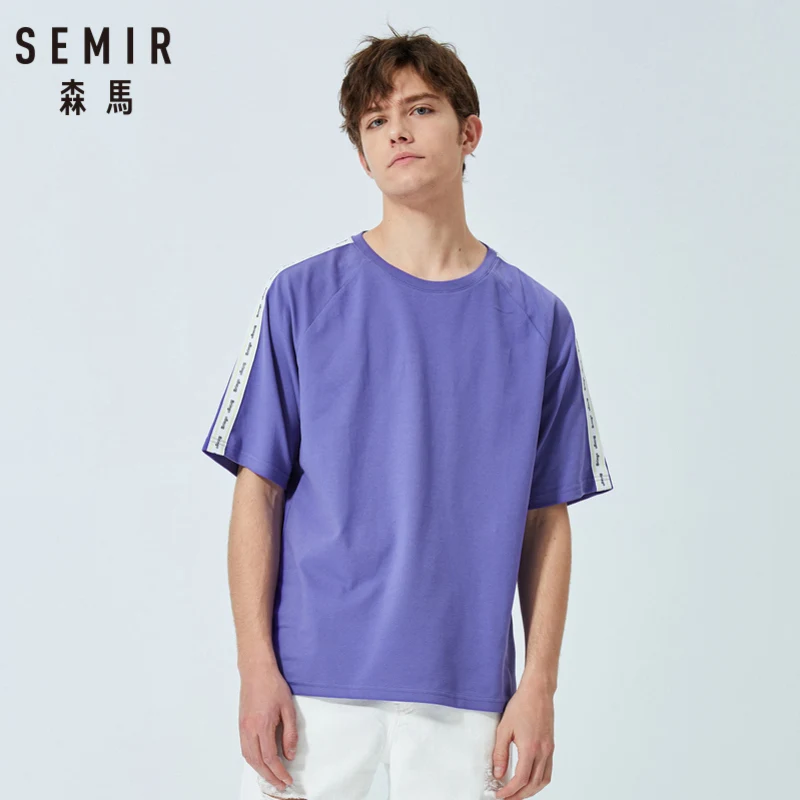 Мужская футболка SEMIR лето хлопок 100%|Мужские футболки| |