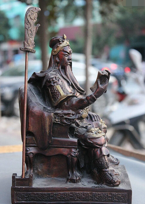 Бронзовое украшение Чистая латунь хорошее значение Lucky 10 &quot Китайская красная