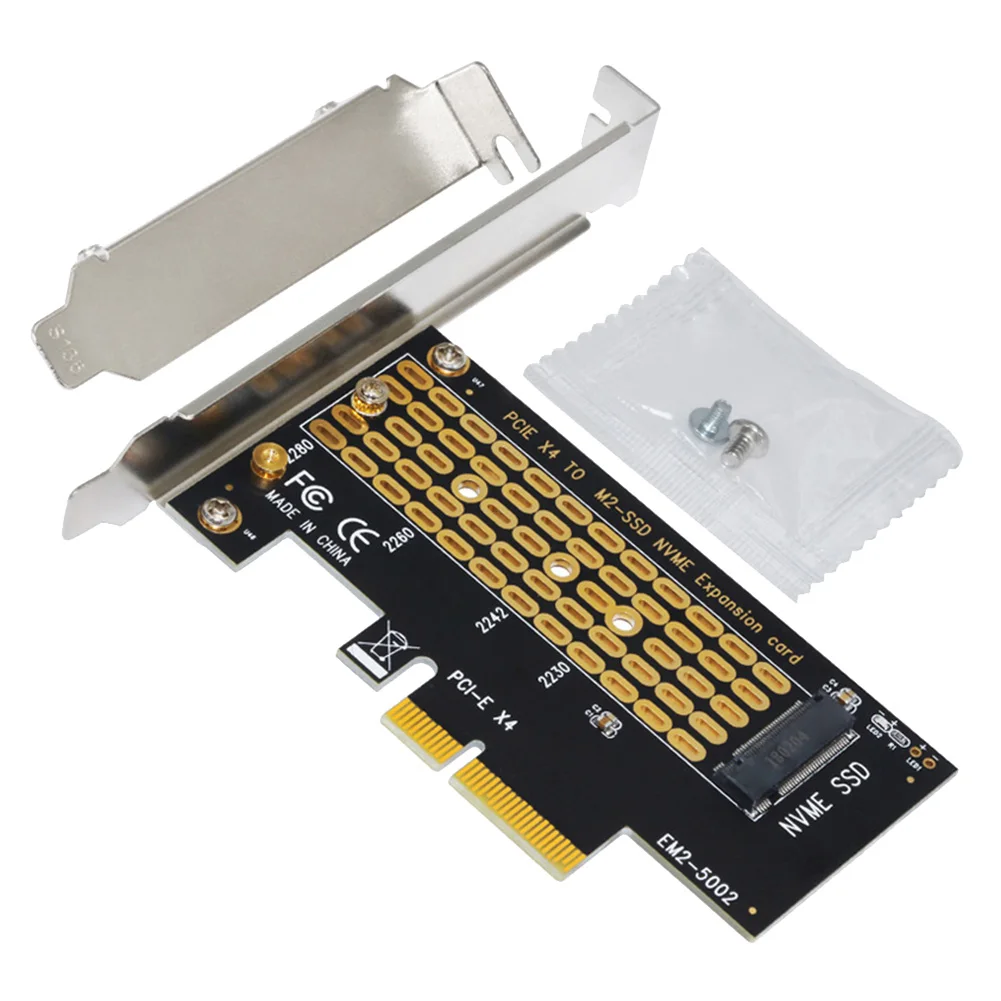 

SSD to PCIE 4X Extension Card m.2 M Key Adapter Cards Computer Accessories