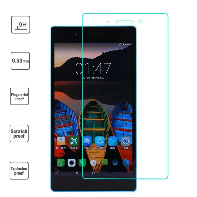 0.33 мм закаленное Стекло Плёнки для Lenovo TAB3 7 Essential Экран протектор Защитная