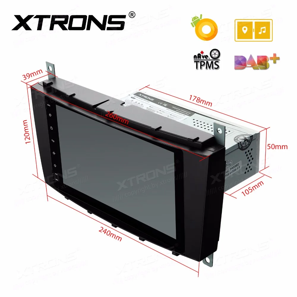Автомобильный стерео радио плеер XTRONS Android 8 0 GPS без DVD для Mercedes Benz w210 2005 2006 W203 C180 C200