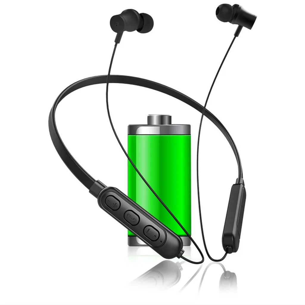 Bluetooth 5 0 с креплением на шею бинауральная Спортивная беспроводная гарнитура