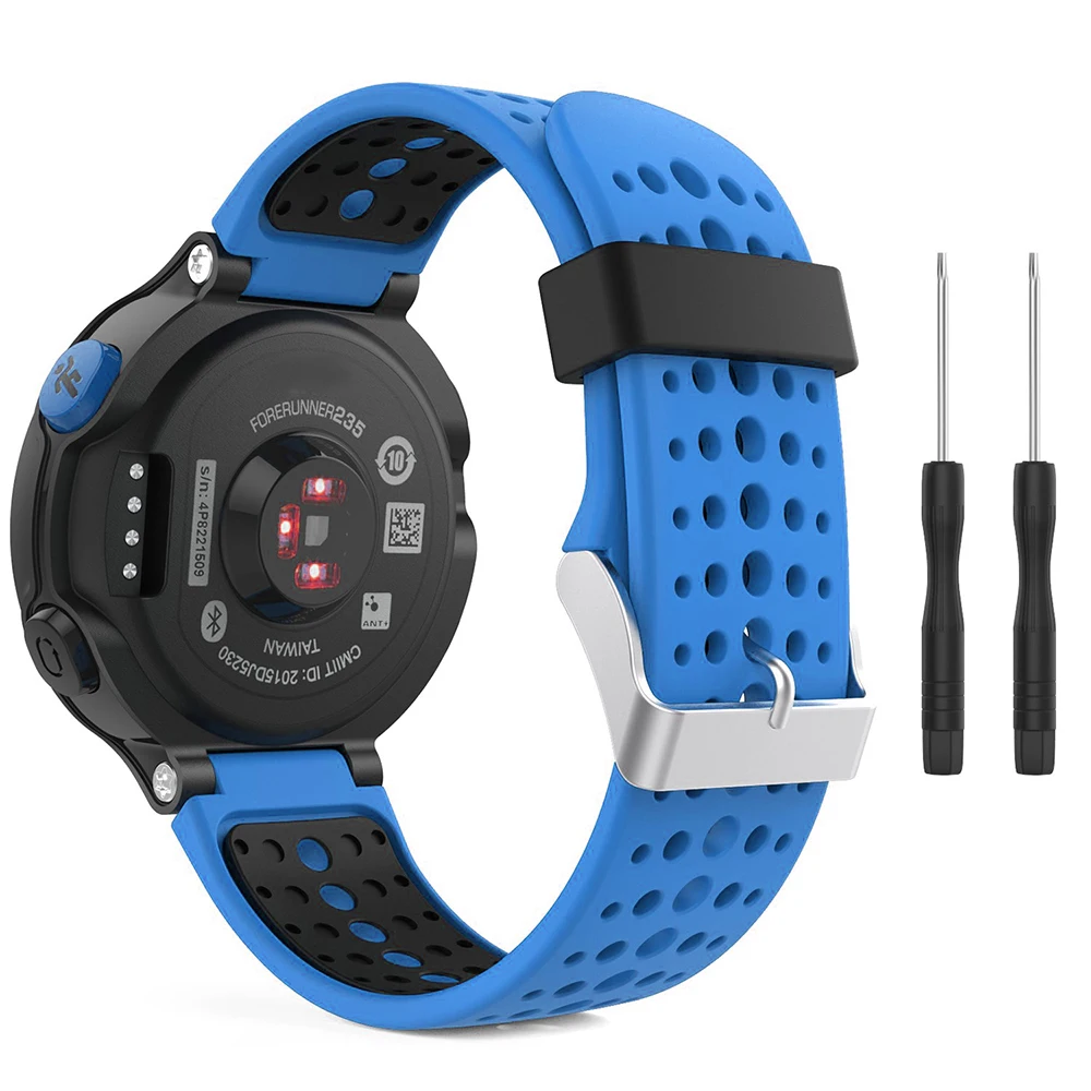 Ремешок силиконовый для смарт-часов Garmin Forerunner 230 235 235Lite 220 620 630 735XT | Электроника