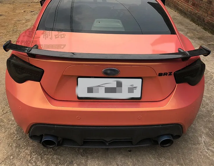 Для toyota 86 subaru brz задний спойлер RS Стиль углеродного волокна задний спойлер крыло для scion gt86 cf Стайлинг 7 шт./компл