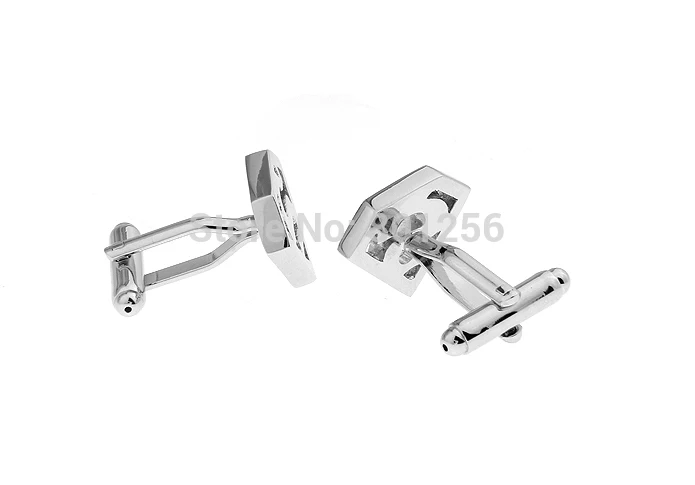 Бесплатная доставка мужские запонки Супермен Серебряный Цвет Новинка комикс