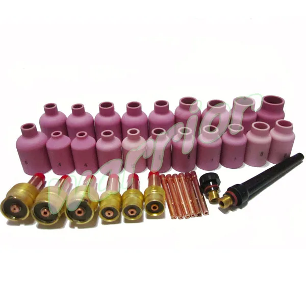 Сварочный фонарь TIG комплект из 34 шт. WP 17 18 26 45V116 45V64 995795 большие газовые линзы