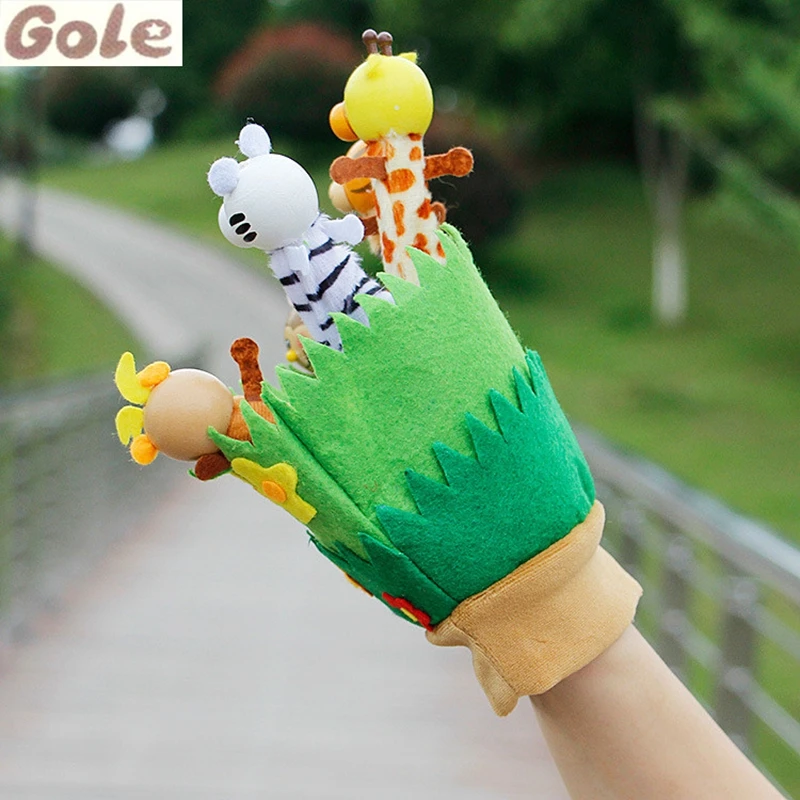Brinquedos Menino Toy Story Animal Finger Puppets Set Amusing Game Parent Child Interaction Teaching Toys Family | Игрушки и хобби