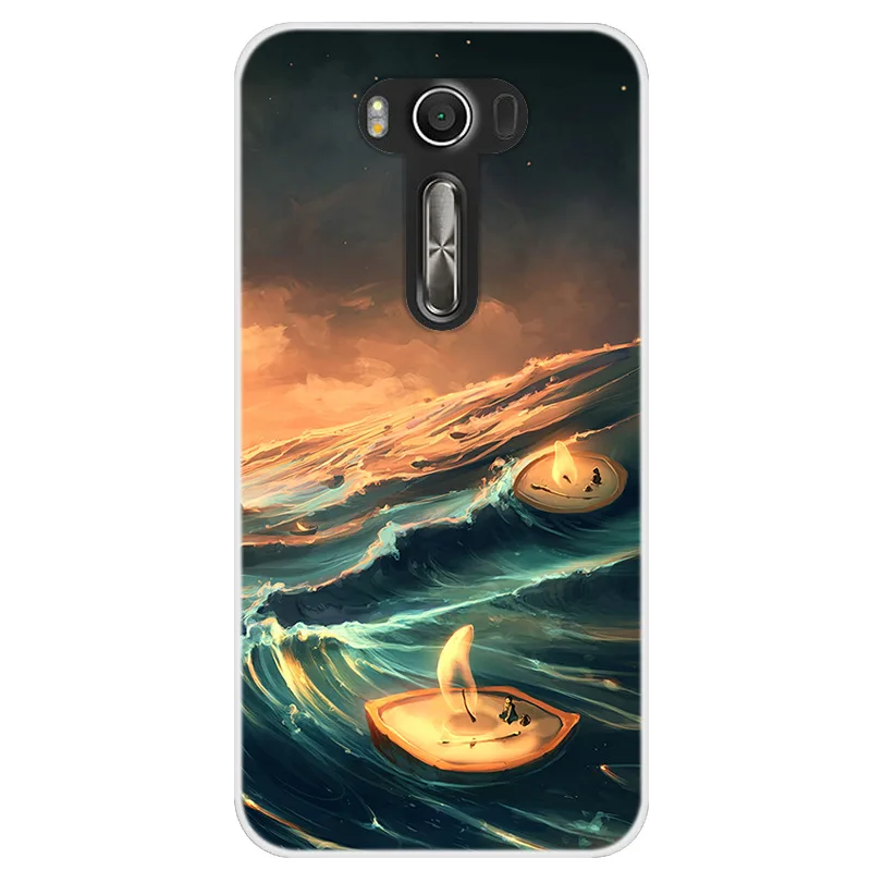 Чехол для Asus Zenfone 2 laser ZE500KL ZE500KG 5 0 дюймов мягкий чехол из ТПУ силиконовая задняя
