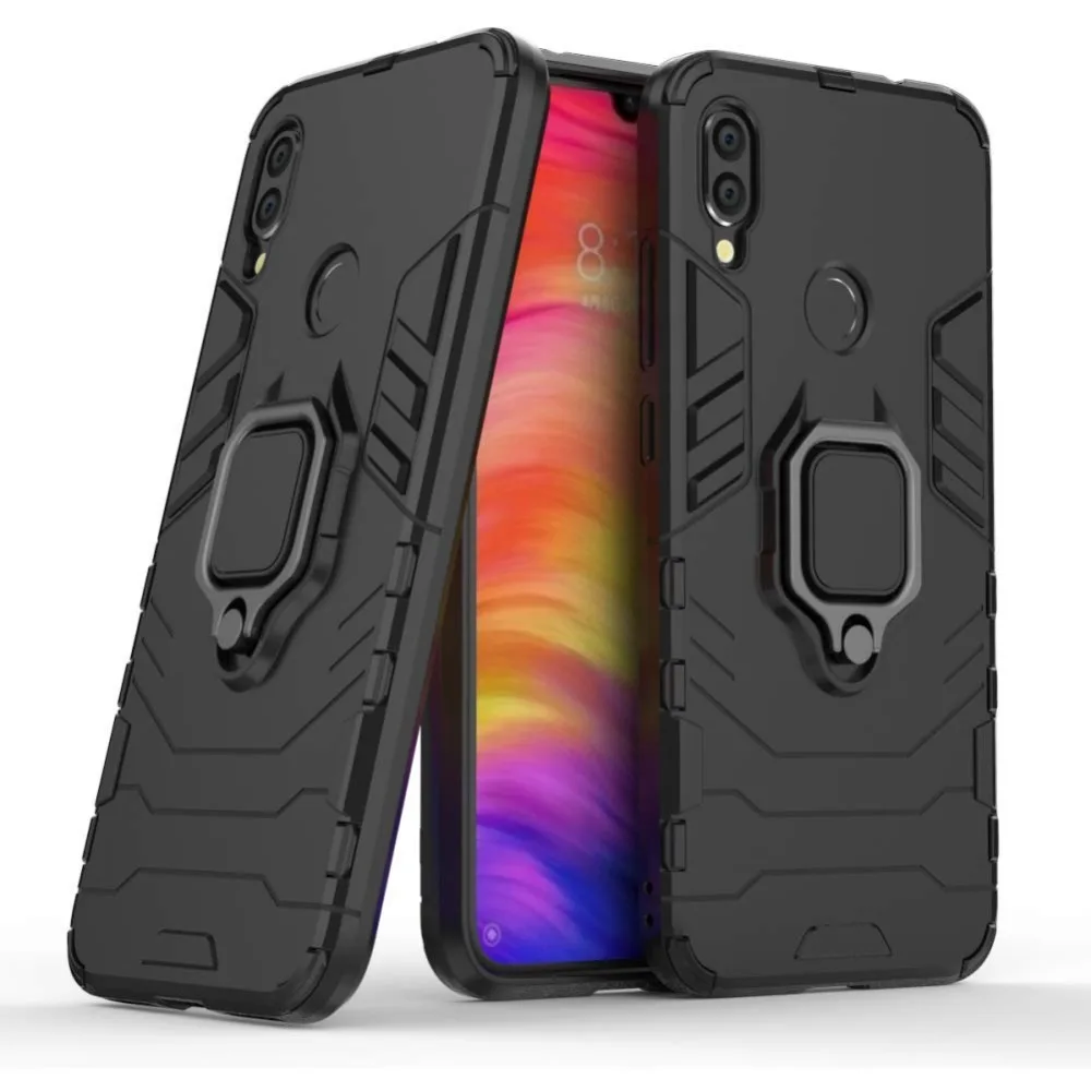 Чехол для Xiaomi Redmi Note 7 8 Pro 8 T, чехол с магнитным кольцом и подставкой, противоударный защитный чехол для Xiaomi Redmi 8 7 Pro 7A 8A