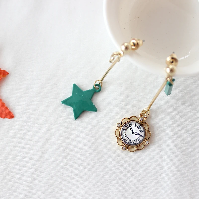 Бесплатная доставка модные женские ювелирные изделия новые Звездные часы с