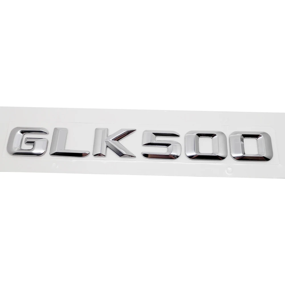 

For Mercedes Benz GLK Class GLK300 GLK350 GLK500 X204 Chrome Number Letters Rear Trunk Emblem Badge Sticker