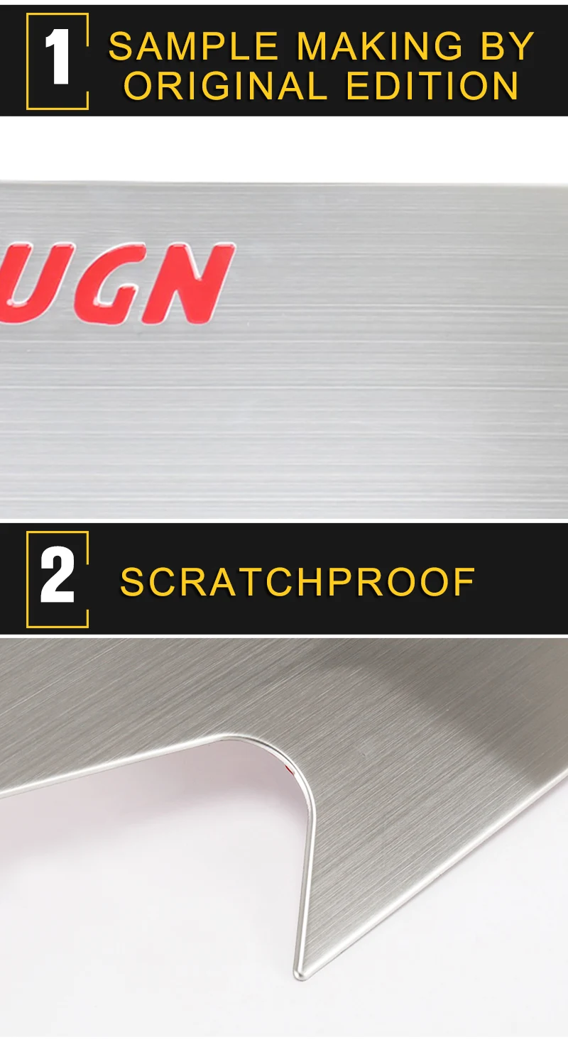 Автомобильная дверь анти Kick Board крышка ситкер украшения отделка для Volkswagen Tiguan 2010