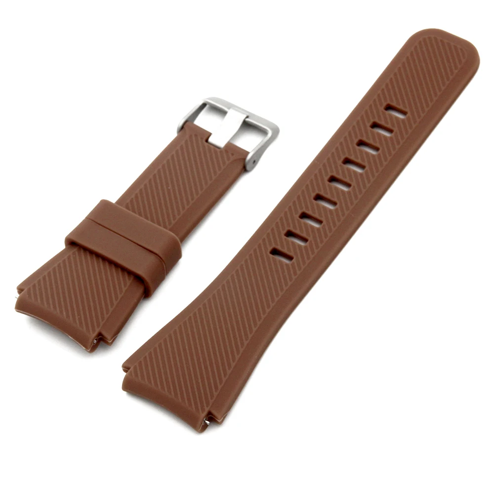 Silicone Rubber Watch Band 22mm for Asus ZenWatch 1 2 Men WI500Q WI501Q Quick Release Strap Wrist Loop Belt Bracelet Black