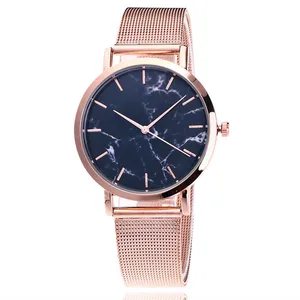 2019 креативные мраморные женские часы модные женские часы из розового золота Роскошные женские наручные часы reloj mujer женские часы