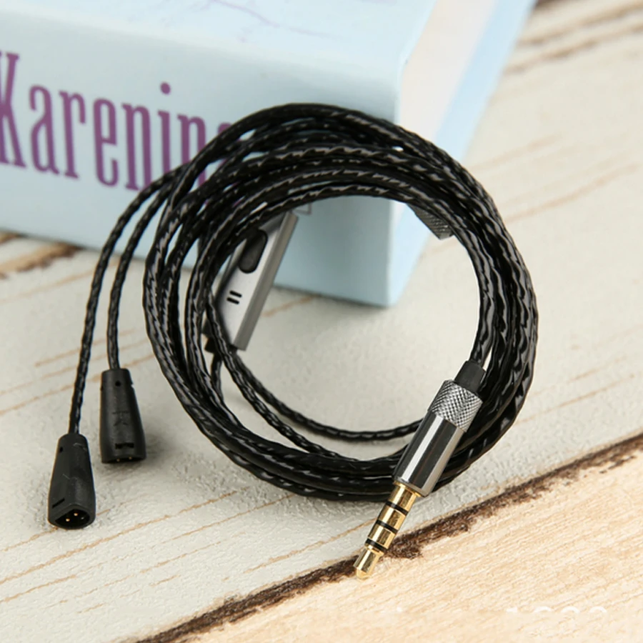 MMCX кабели для Shure SE535 SE215 SE846 Sennheiser ie8 ie80 Twist кабель наушников HiFi провод W4R UE TF10