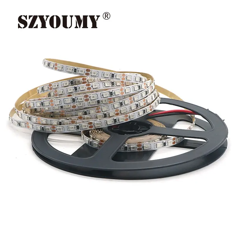 SZYOUMY 500M DC12V 5m 16.4ft 120led/m узкая сторона 5 мм Ширина 2835 SMD гибкая не водонепроницаемая