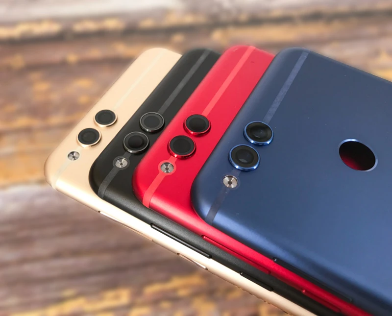 Чехол для huawei Honor 7X, задняя крышка, корпус, металлическая дверь, для huawei Honor 7X, держатель для карт, запасные части